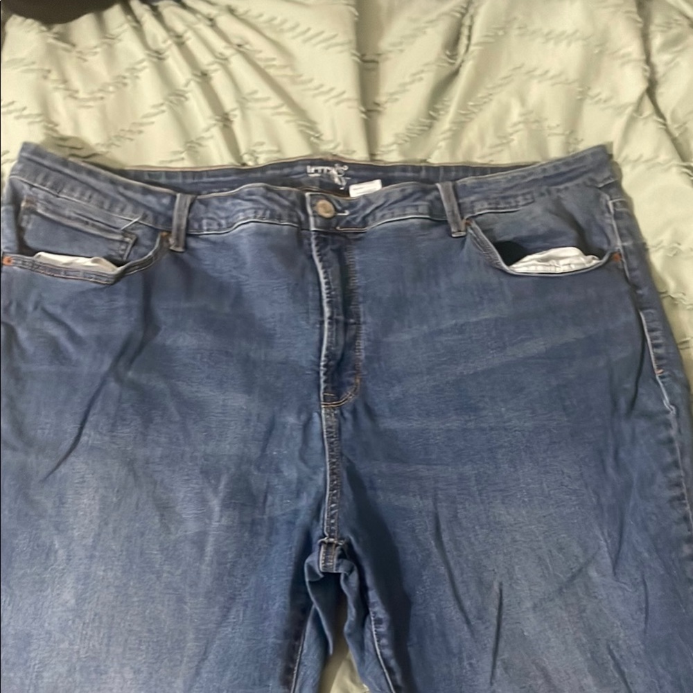 Terra & Sky Blue Relaxed Jeans with Classic Wash